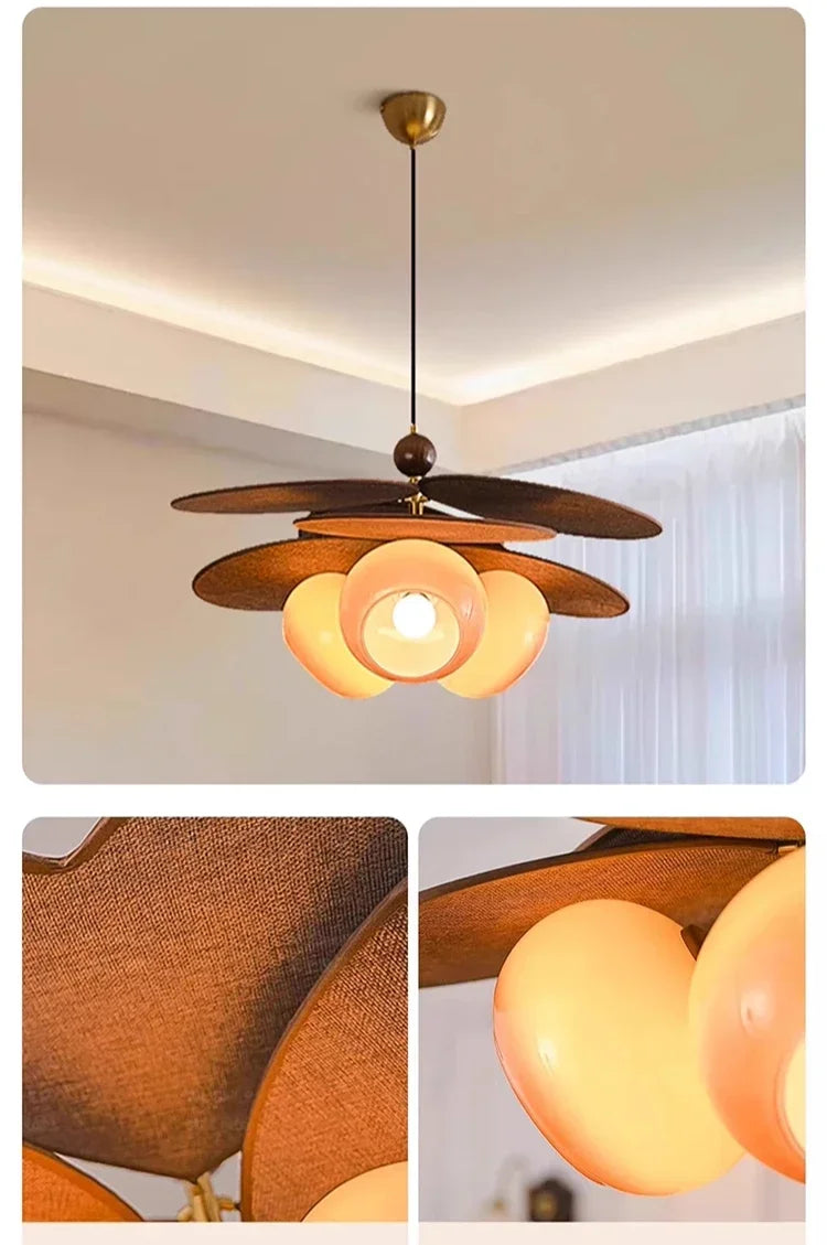 Rattan Weave Vintage Pendant Light