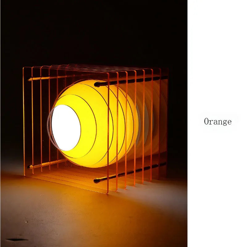 Acrylic Layered Moon Lamp