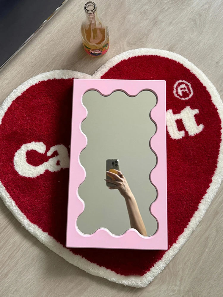 Rectangular Solid Wood Wall Mirror