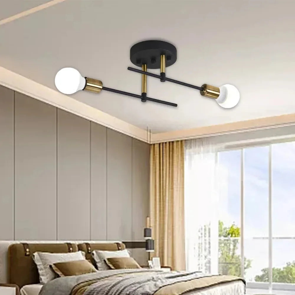 Simple Flush Mount Ceiling Chandelier