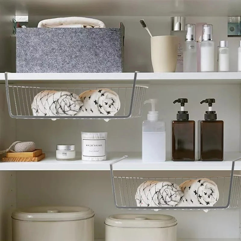 Under Shelf Hanging Wire Storage Basket