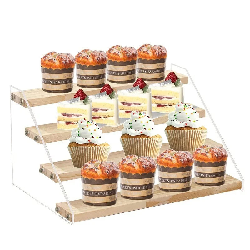 Multi Tier Acrylic Display Shelf