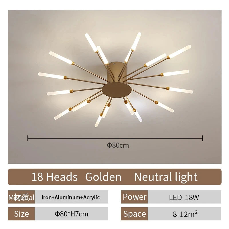Nordic Modern LED Ceiling Lamp