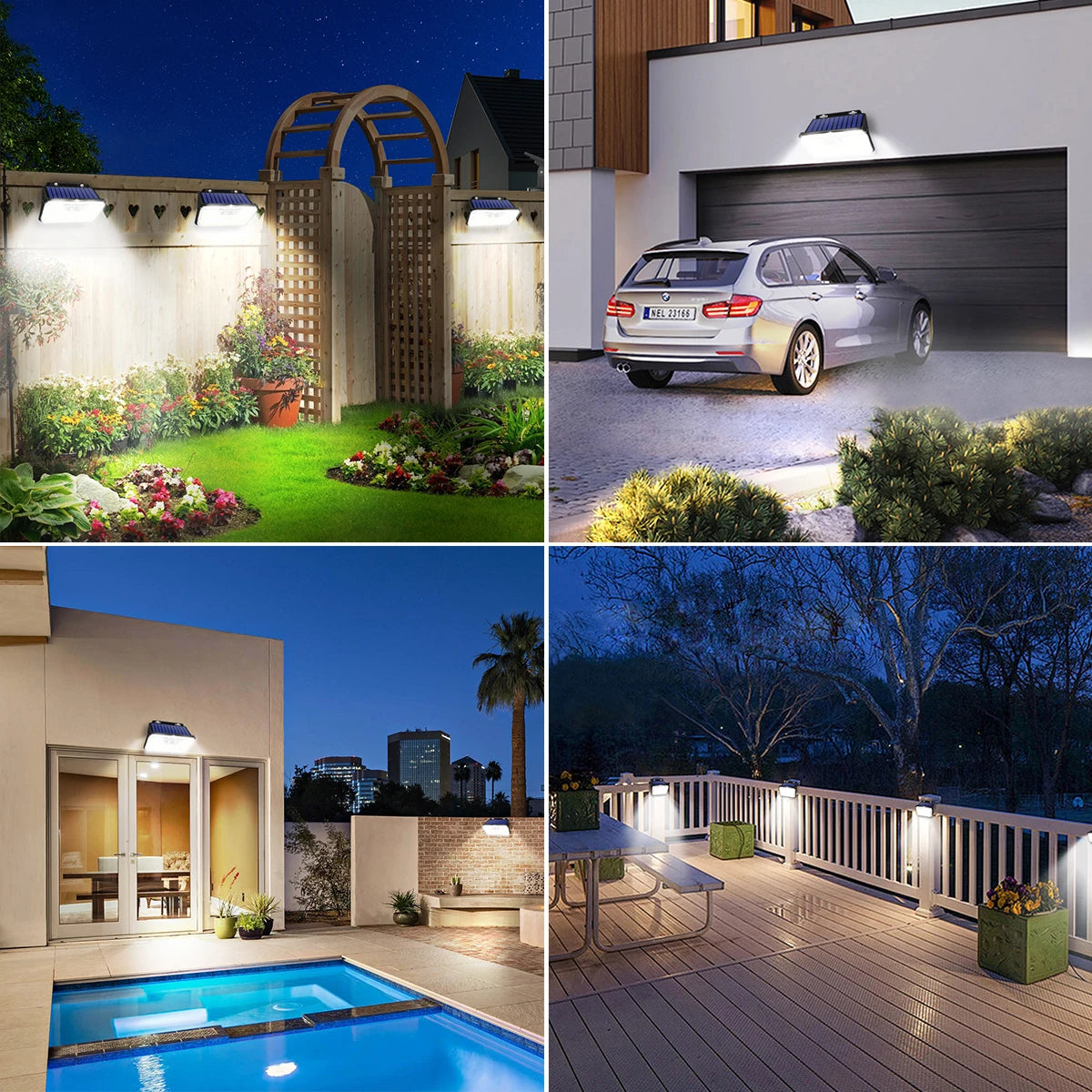 Solar Motion Sensor Wall Light