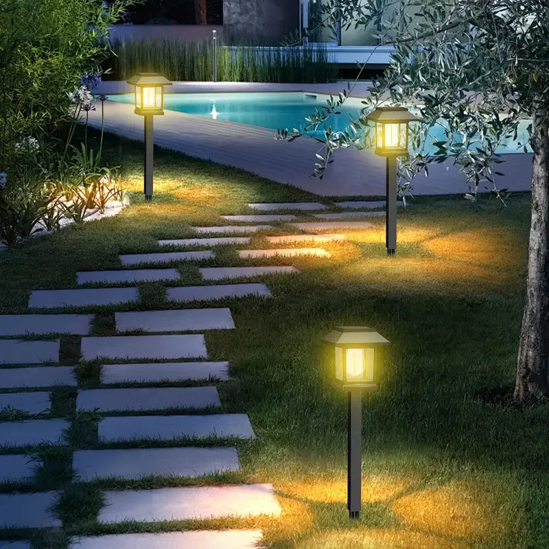 Outdoor Solar LED Ground Stake Light Lawn Lamp