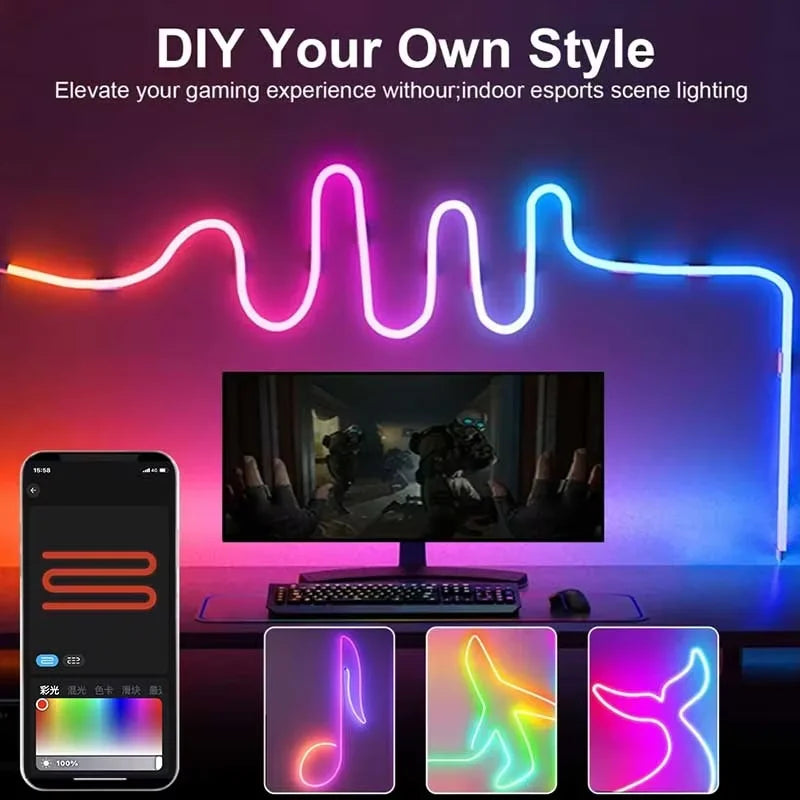 RGBIC Neon LED Tape Light