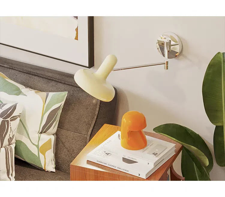 Nordic Modern Retractable Rotatable Swinging Retractable Wall Lamp