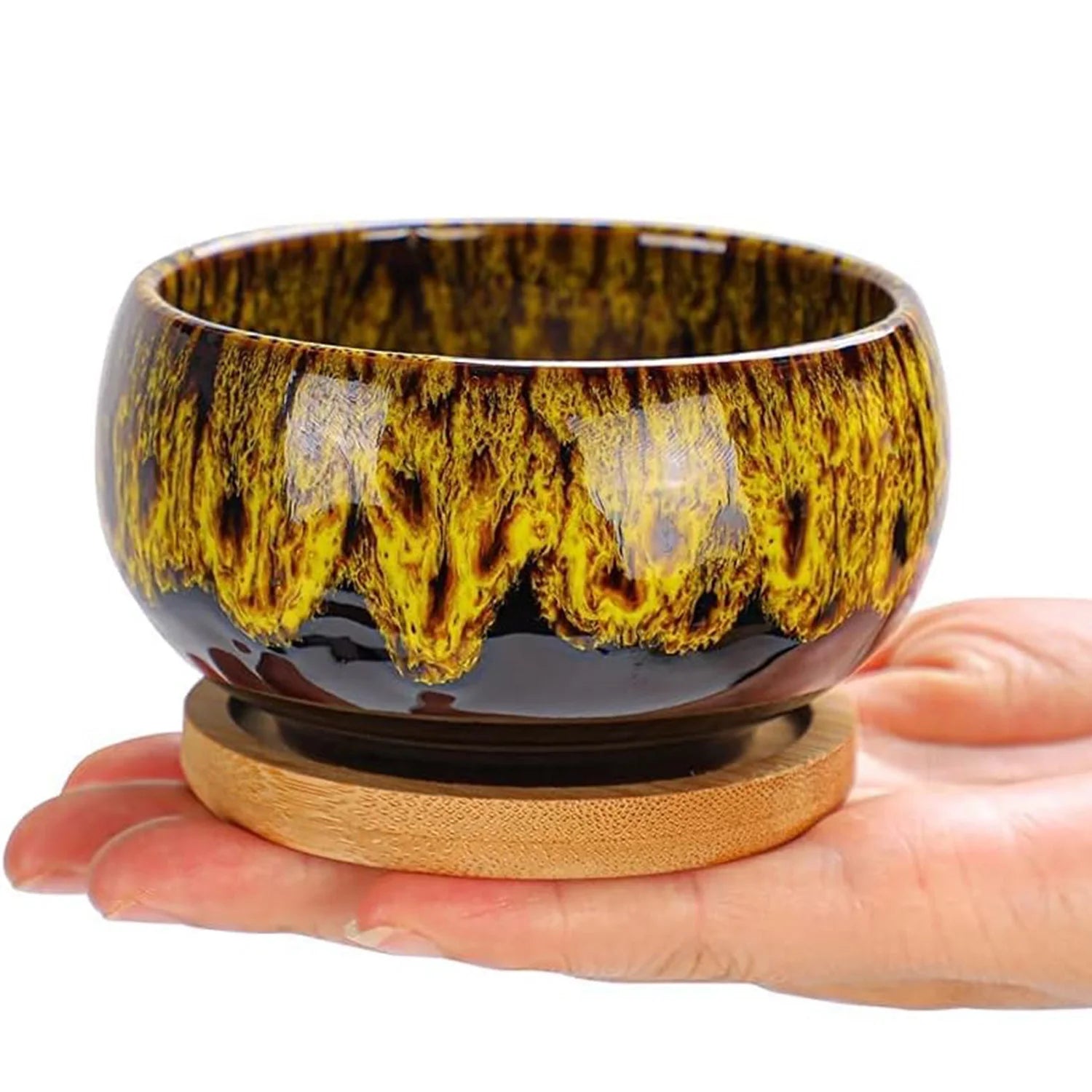 Mini Ceramic Bonsai Pots Set of 6
