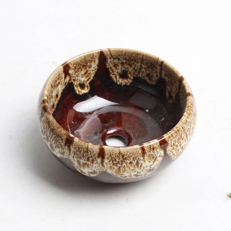 Mini Ceramic Bonsai Pots Set of 6