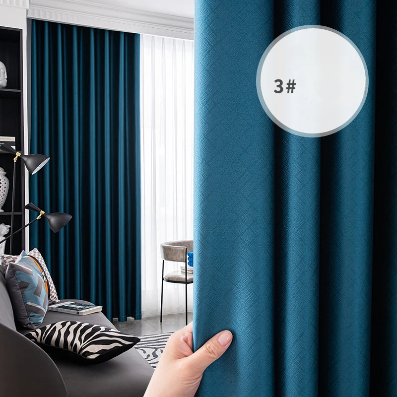 Modern Thermal Insulated Noise Reducing 100% Blackout Curtains