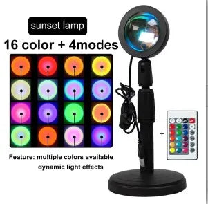 LED Sunset USB Party Projector