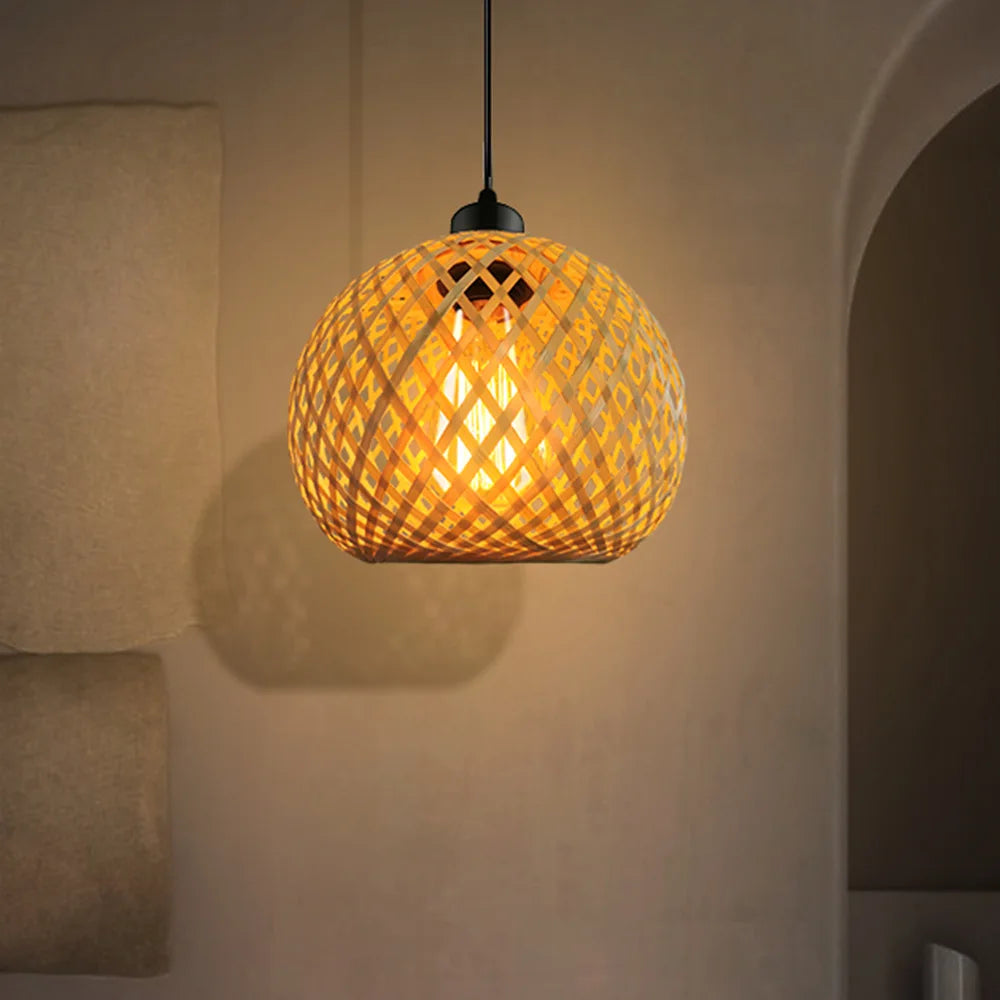 Handmade Rattan Bamboo Pendant Lamp
