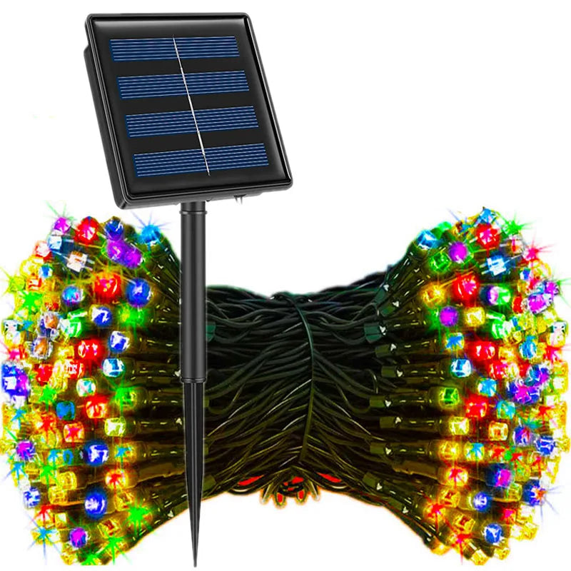 Solar Garden String Lights 8 Modes