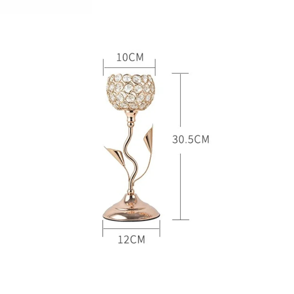 Crystal Tealight Candle Holders