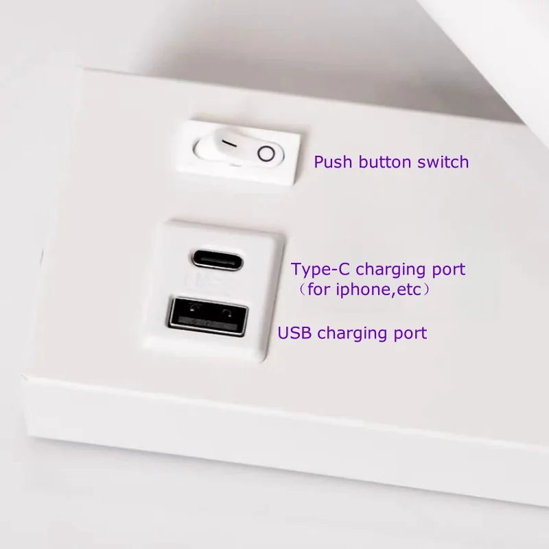 Rotating Type C Reading Wall Light