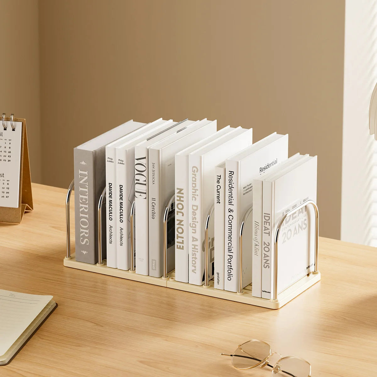 Minimalist Vertical Desk Book Stand