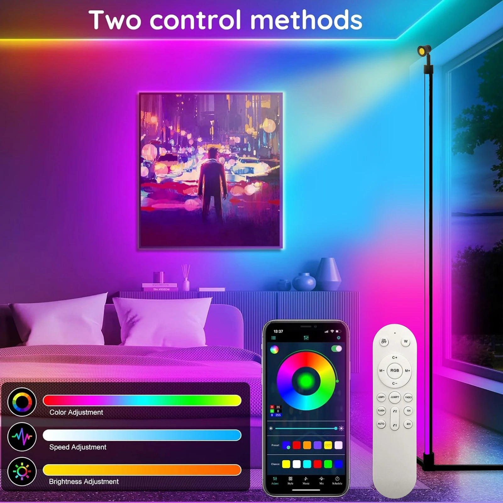 RGB Sunset Sync Floor Lamp