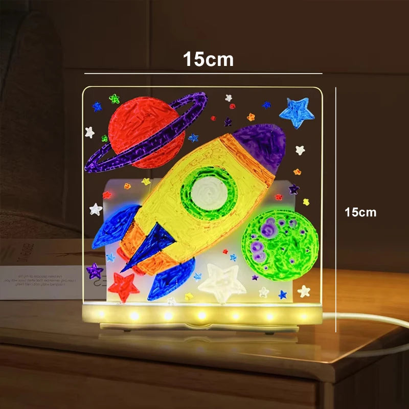 Acrylic LED Message Note Board
