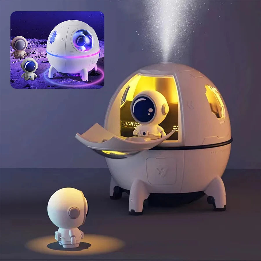 220mL Space Capsule Air Humidifier USB Plug in Rechargeable Mist