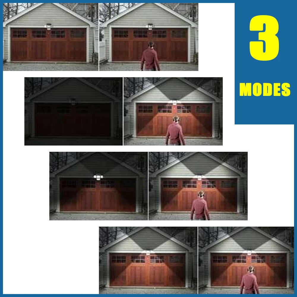 4 Head Solar Motion Sensor Light