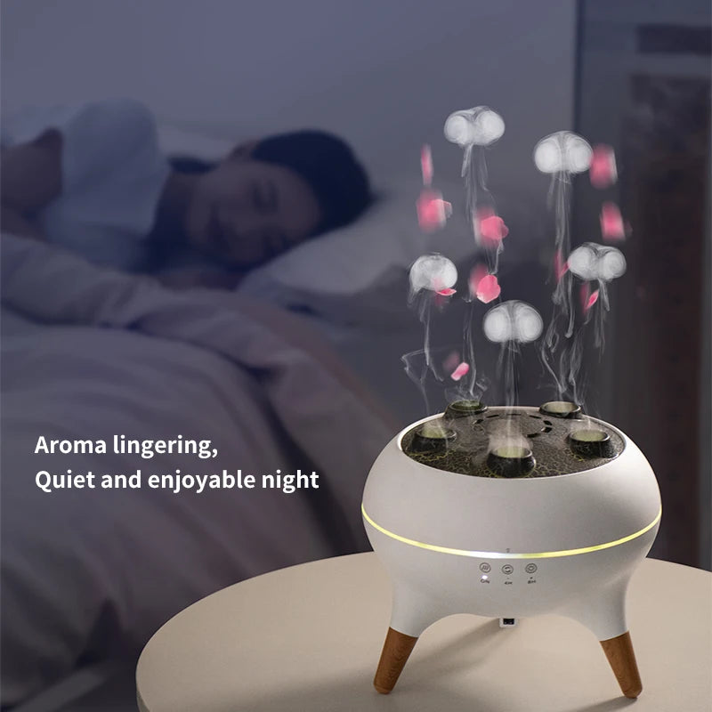 Dynamic Jellyfish Air Humidifier 250ml Essential Oil Diffuser Remote