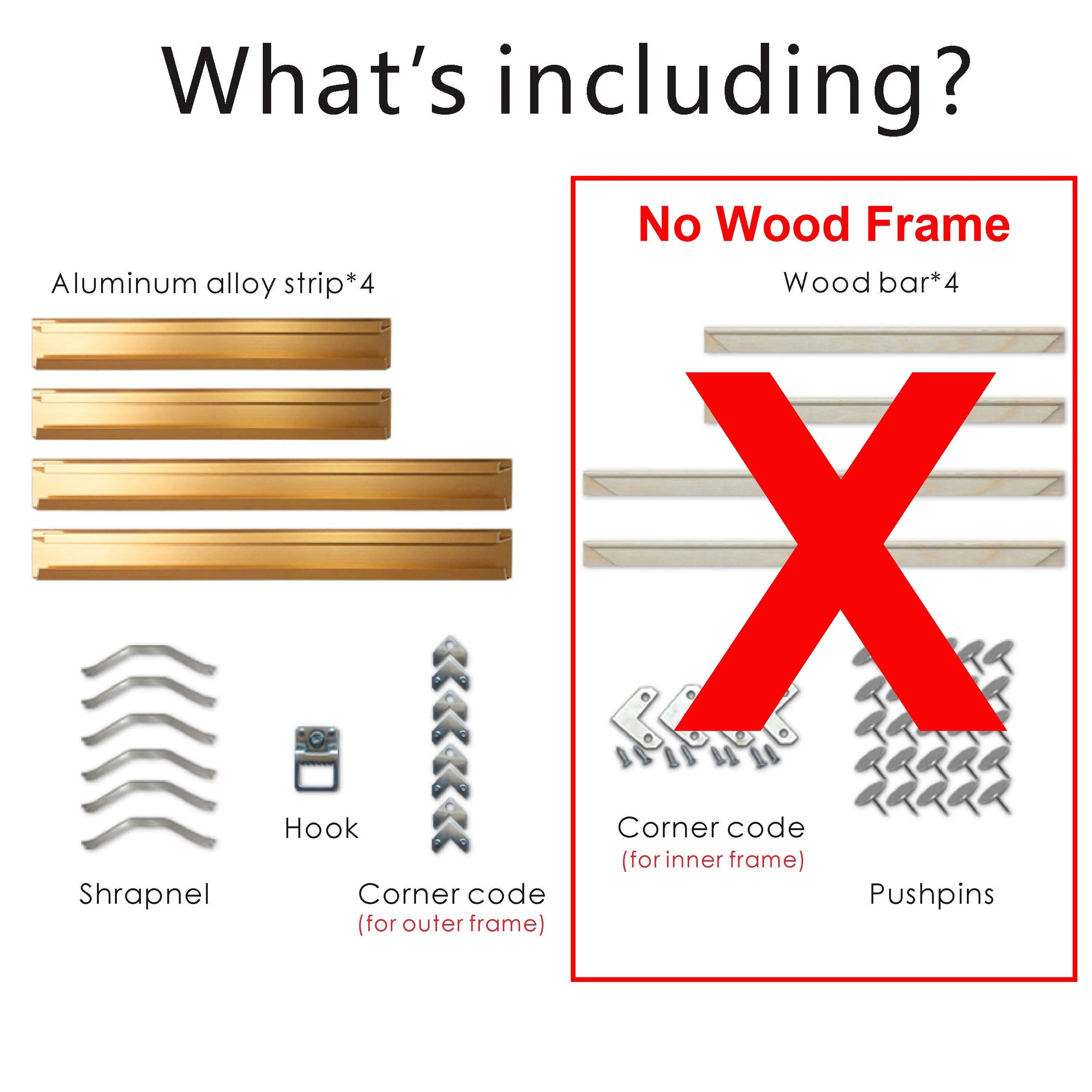 Aluminium Floater Frame For Canvas