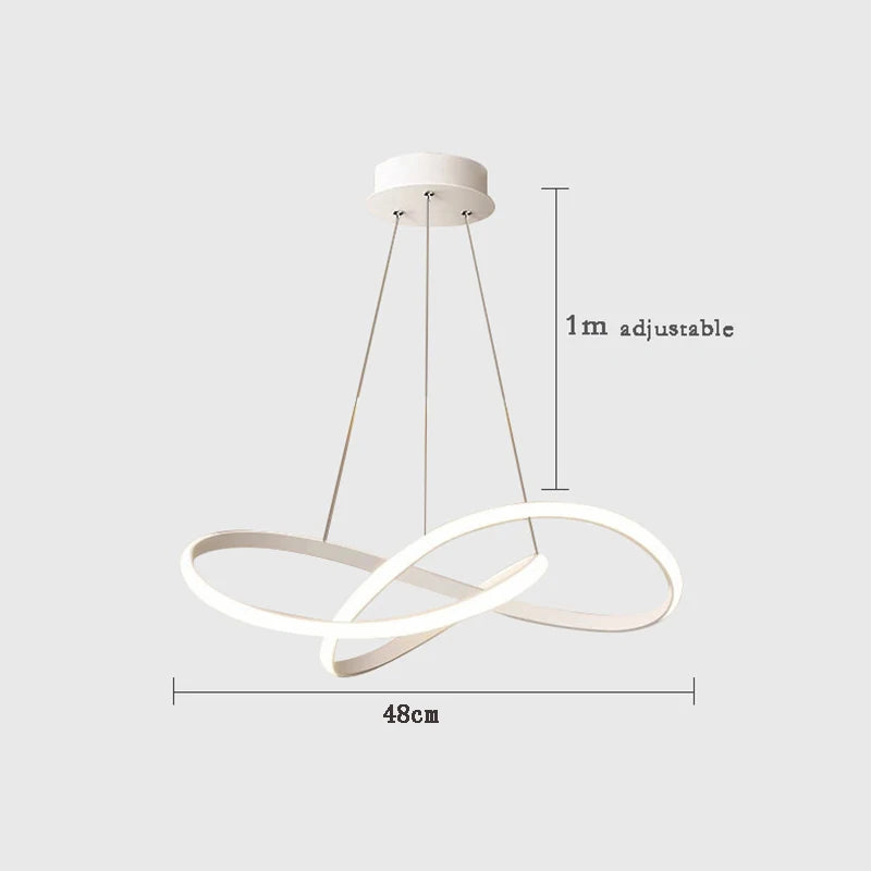 Minimalist LED Pendant Chandelier