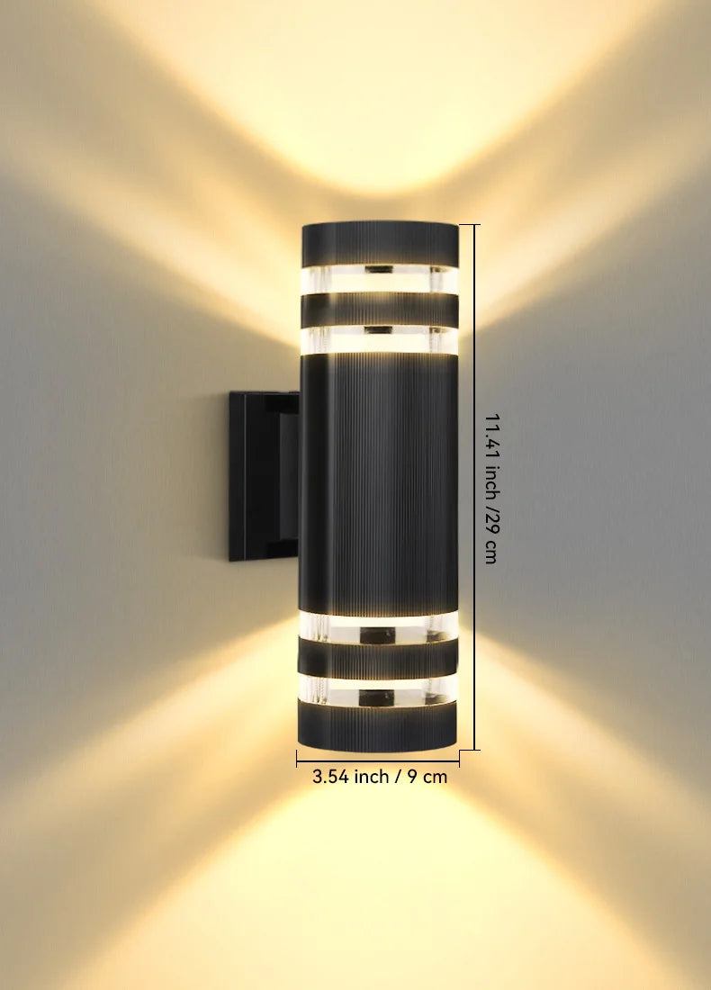 E27 Outdoor Up And Down Wall Sconce