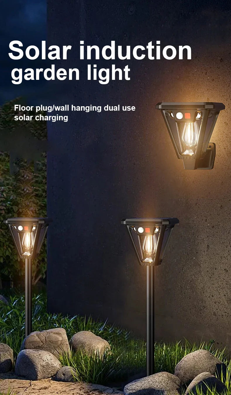Solar Motion Sensor Wall Light
