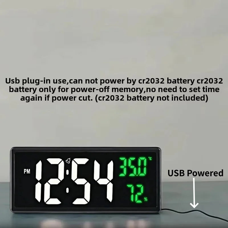 Digital LED Wall Clock