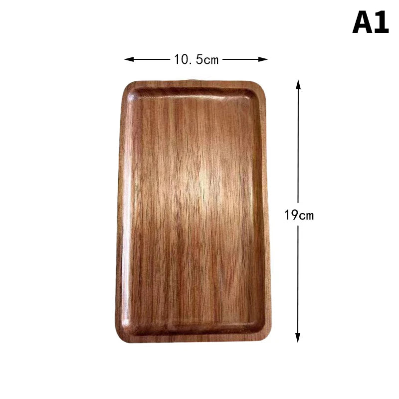 Wooden Serving Trays Oval Wood Tray Platters for Serving