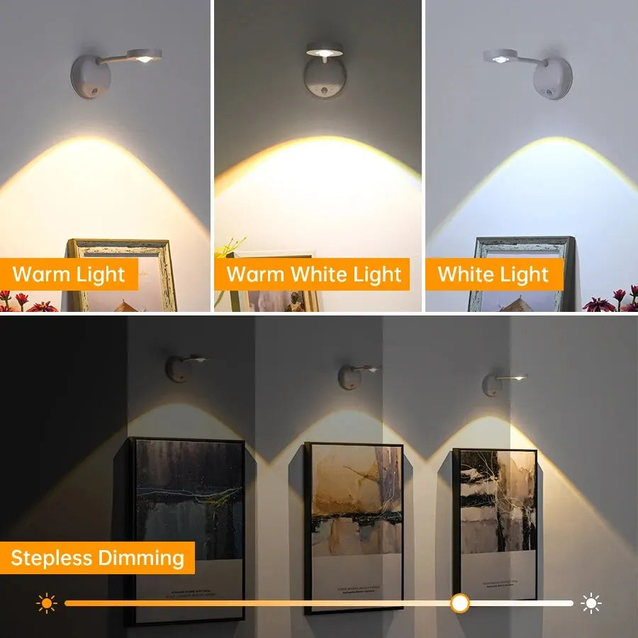 Motion Sensor Rechargeable Wall Light