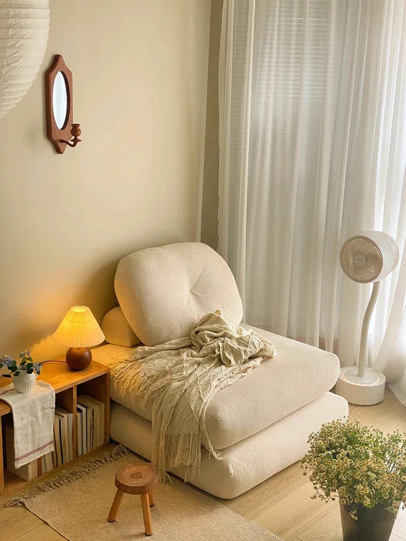 Nordic Pleated Fabric LED Table Lamp