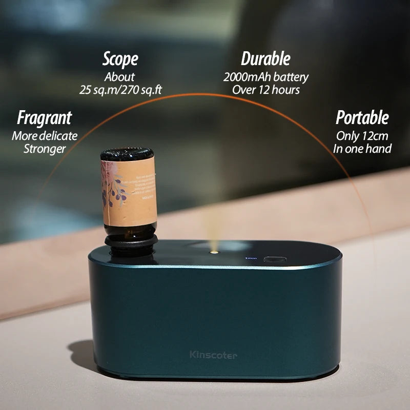 Premium Portable Waterless Aroma Diffuser Compact Essential Oil