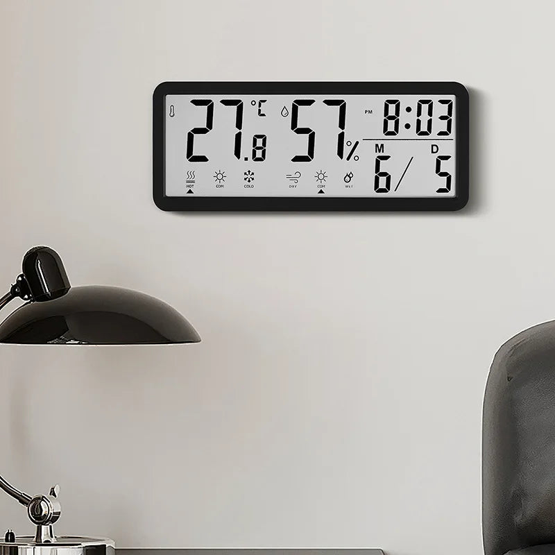 Digital LCD Desk and Wall Clock