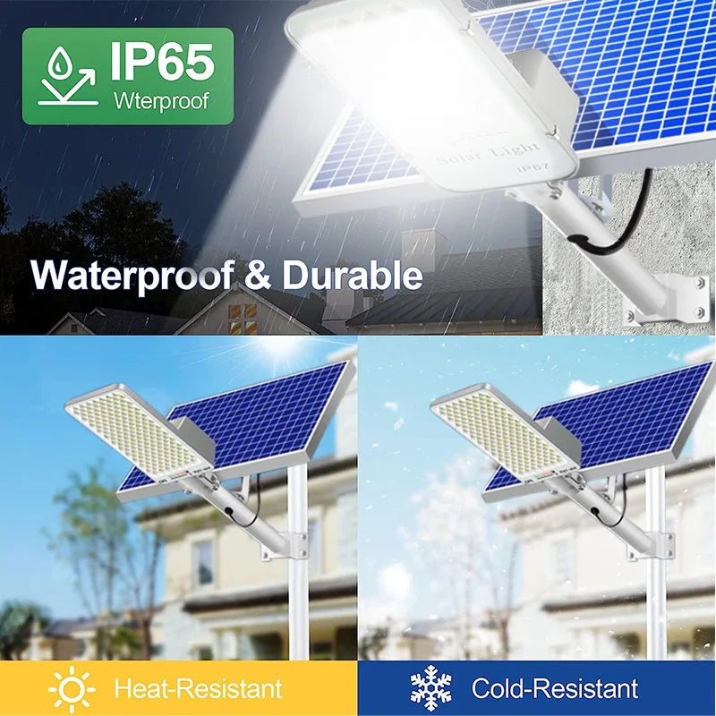 250W led solar light Outdoor garden Waterproof Solar street Light Dusk