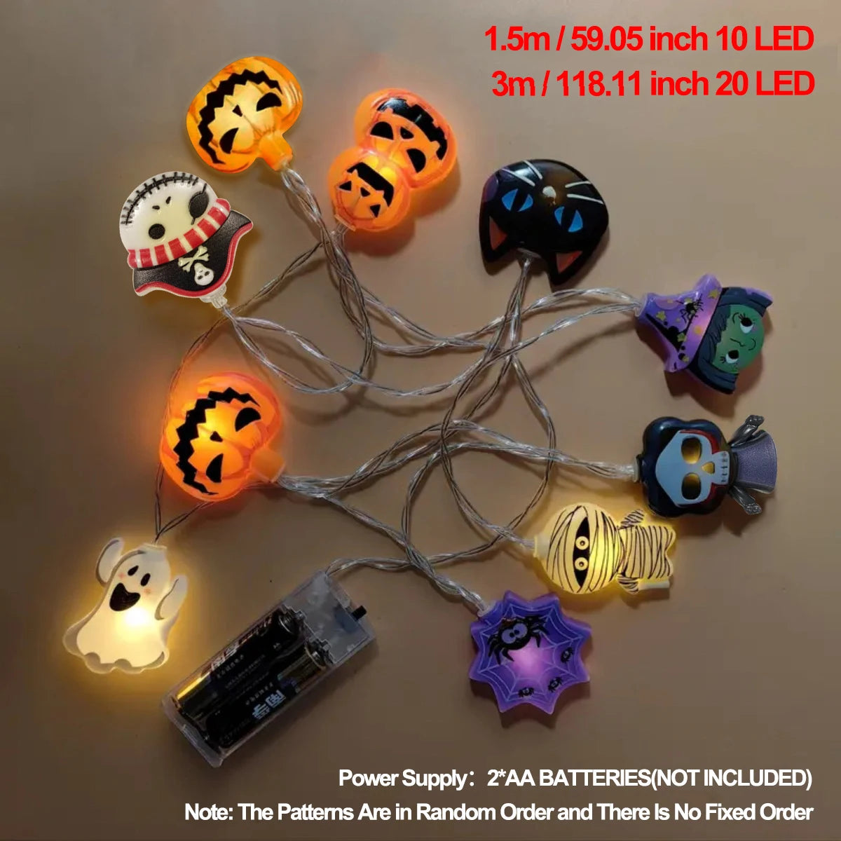 Halloween Shape LED String Lights