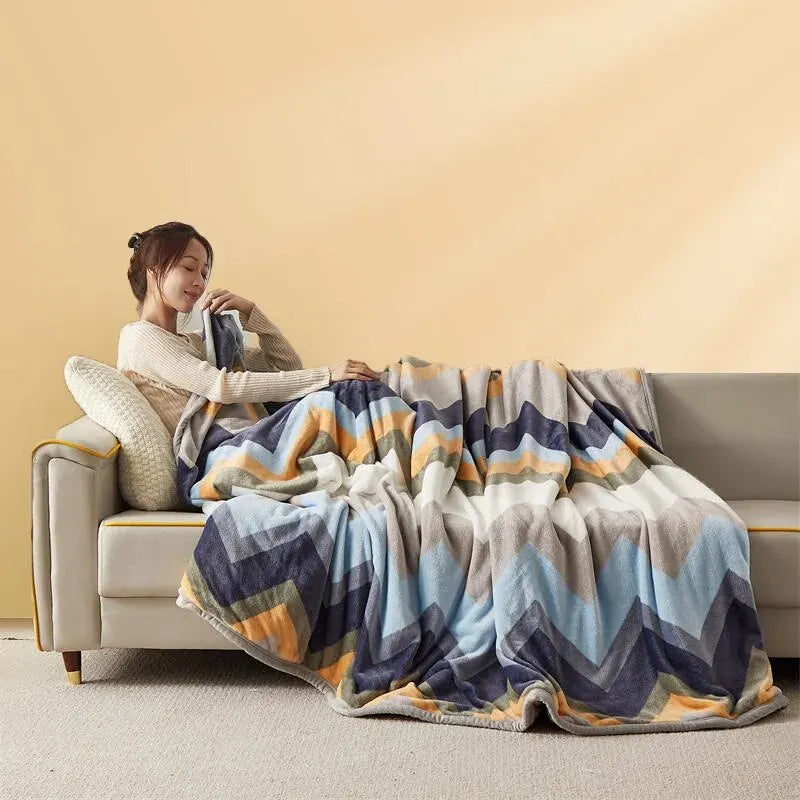 Extra Soft Flannel Throw Blanket