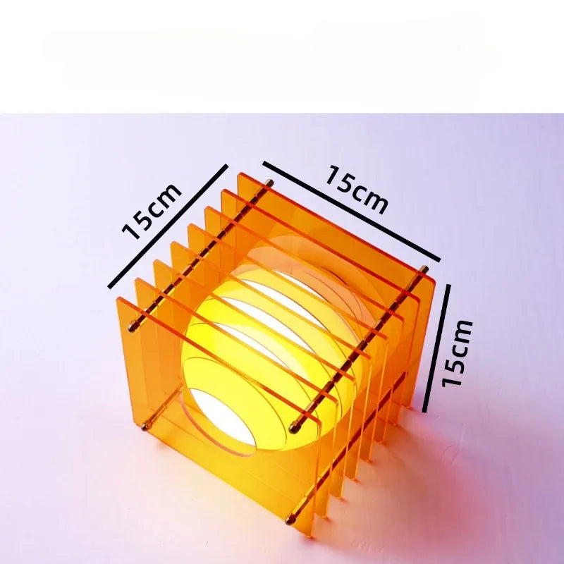 Acrylic Layered Moon Lamp