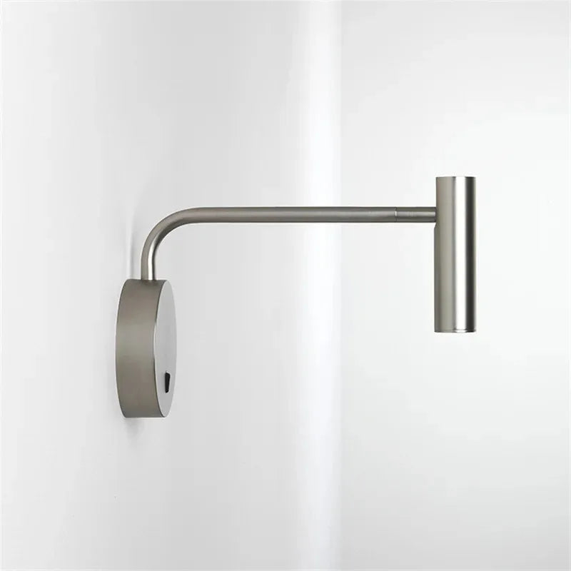 Modern Swing Arm Reading Wall Lamp Hotel Rooms Lamp 3W LED Adjustable