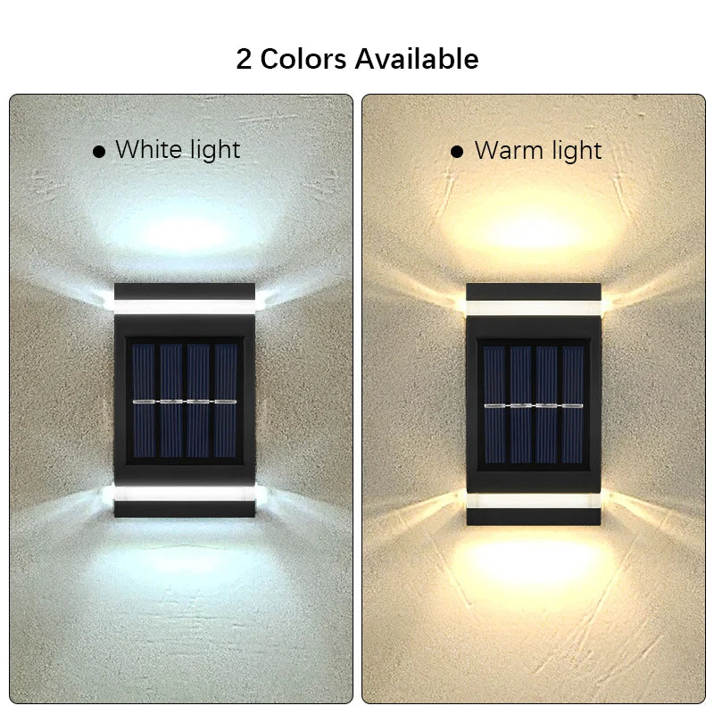 6 LED Solar Wall Washer Light