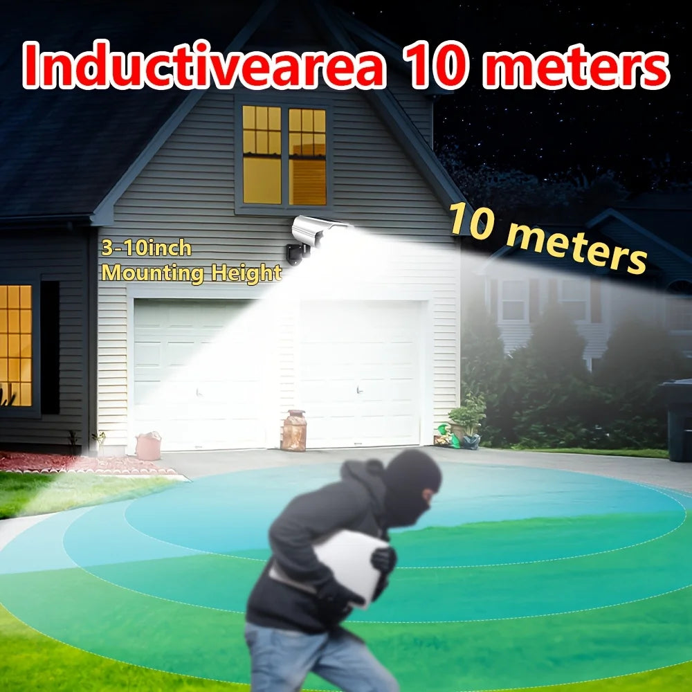 Solar Security Floodlight With Camera Look