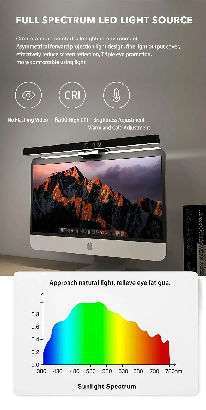 Computer Monitor Screen Light Bar