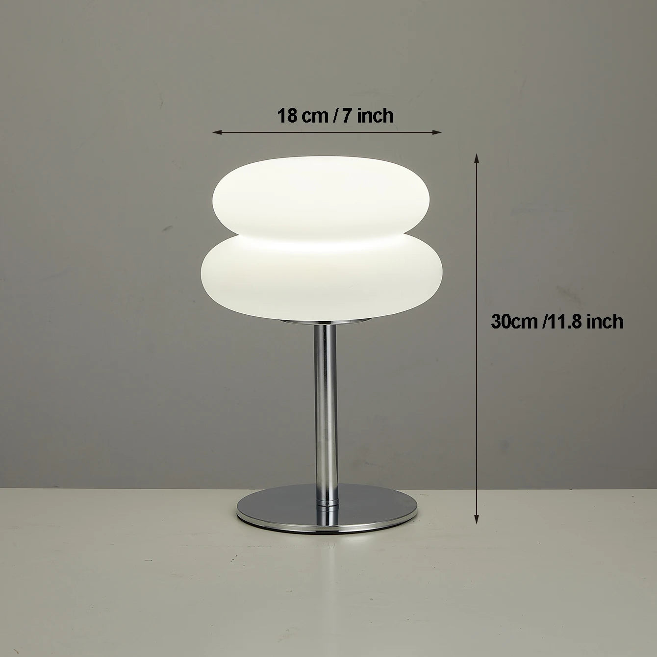 Creamy Tricolor Bedside Lamp