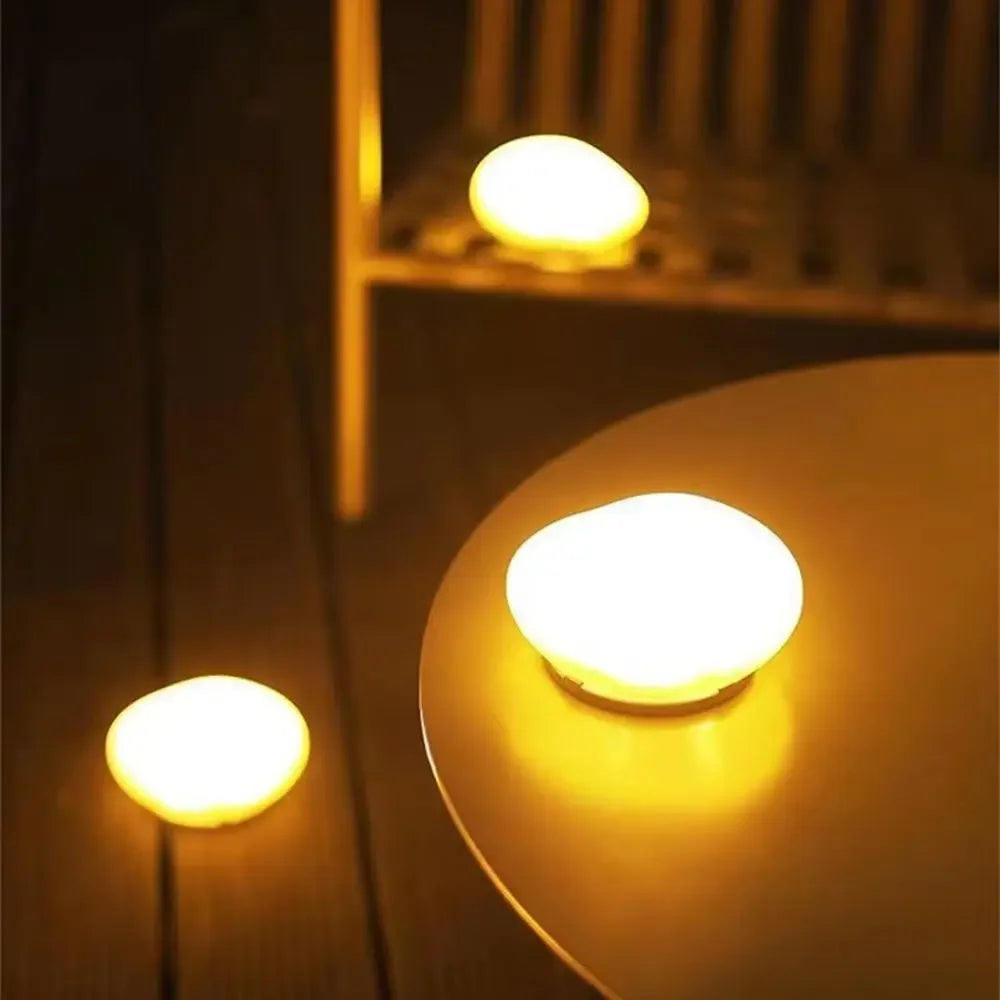 Solar Frosted Stone Ground Light