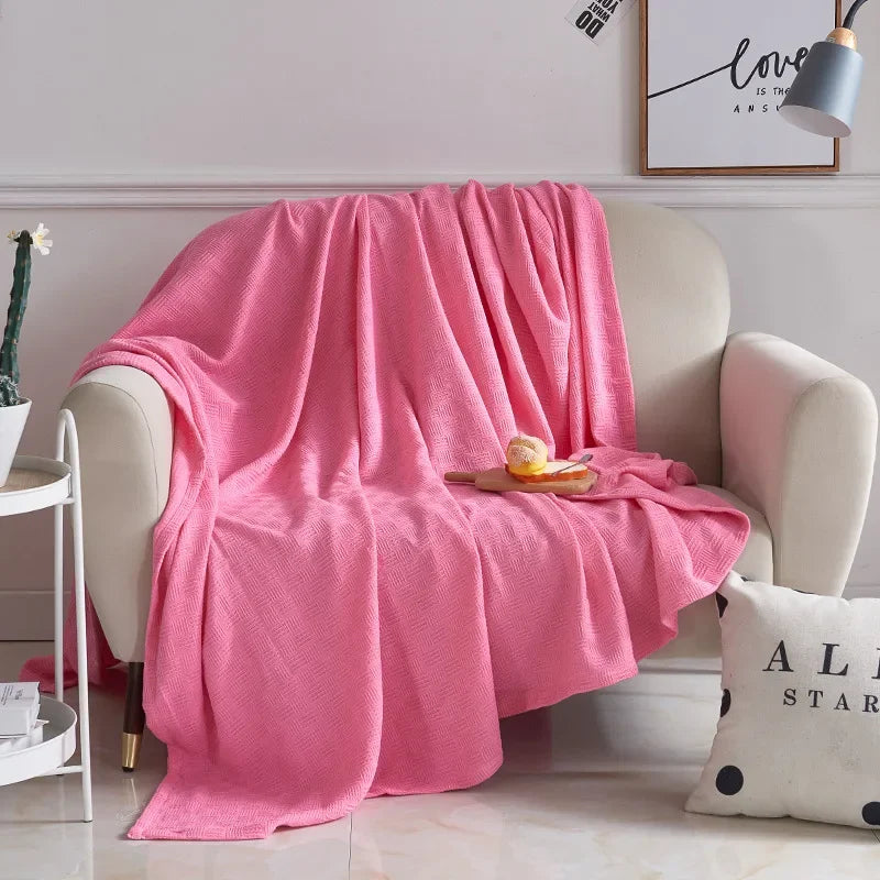 Cotton Gauze Knit Blanket