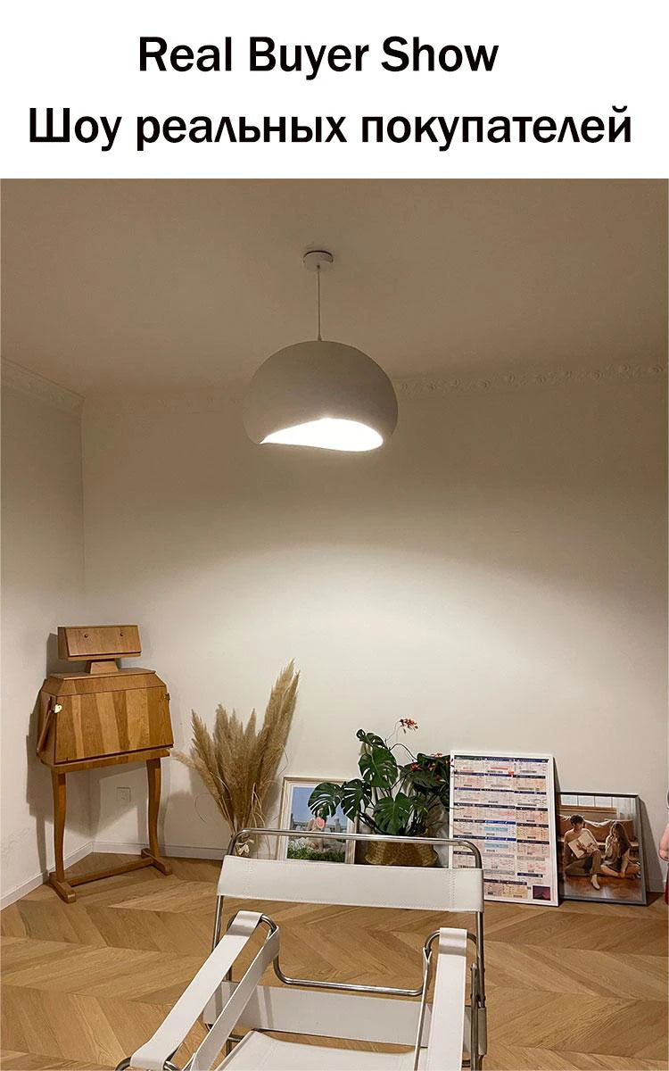Wabi Sabi Oversized Dome Pendant