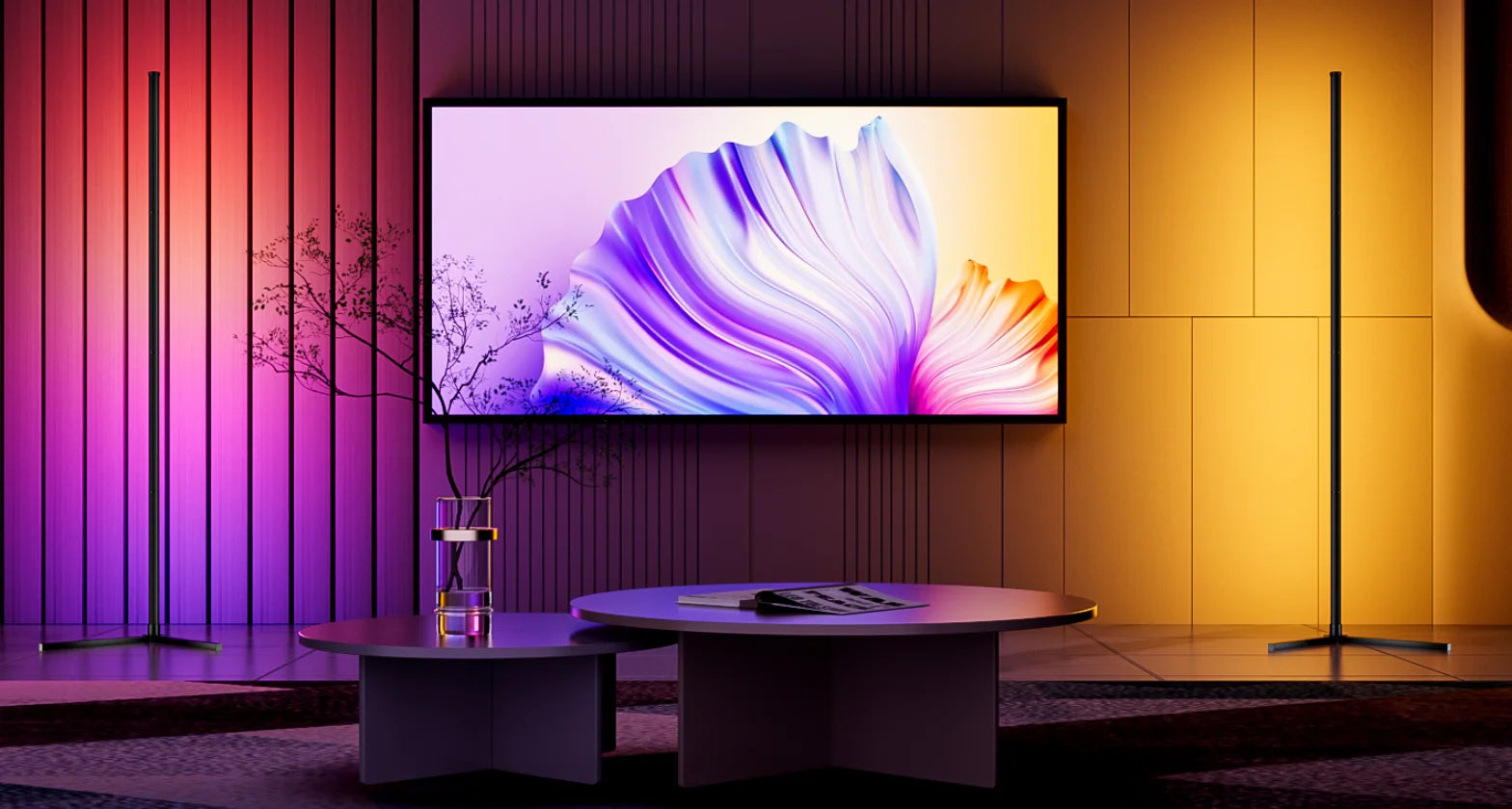 Music Sync Corner Floor Lamp