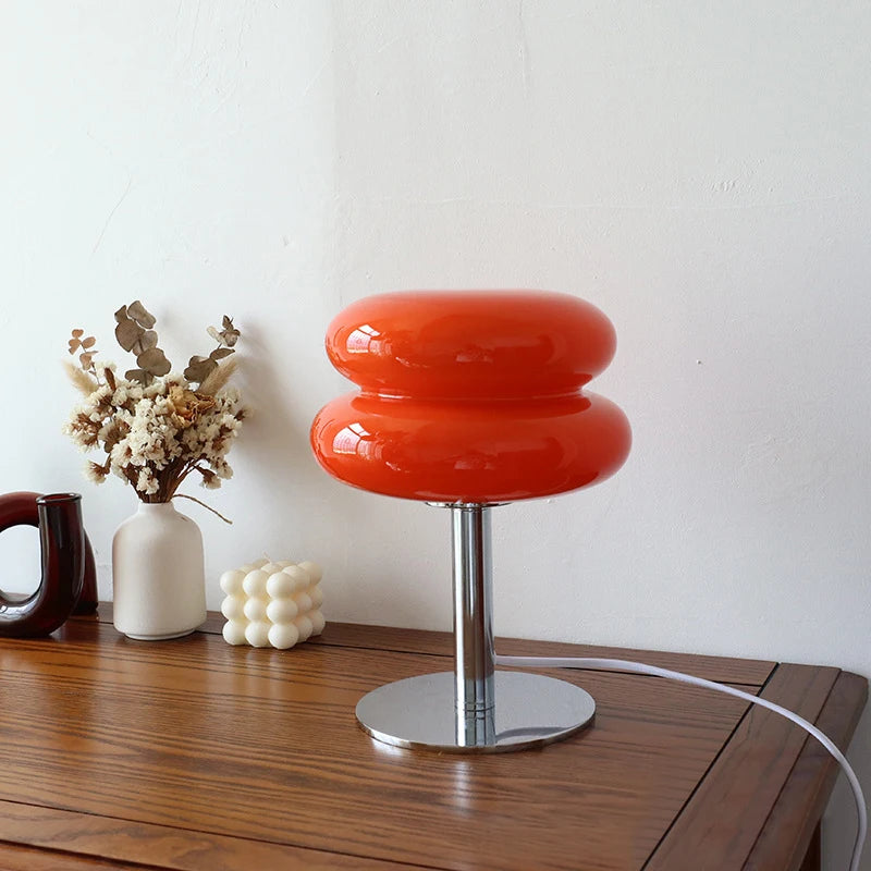 Macaron Trichromatic Glass Lamp
