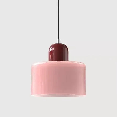 Vintage Stained Glass Chandelier for Bedside and Dining